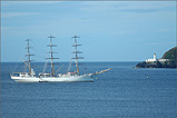 The Tall Ship Dar Mlodziezy in Douglas Bay - (7/7/05)