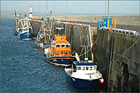 A cold winters afternoon on Port St Mary Harbour - (1/11/05)