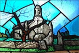 Stained glass window in St Peters Church Onchan - (1/3/06)