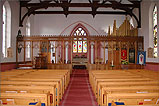 The interior of St Peters Church Onchan - (1/3/06)