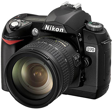 Nikon D70 - 6.1MP Digital Camera and 18-70mm kit lens...
