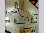 The Old Jurby Church in stained glass - (13/5/04)