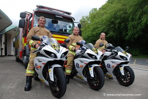 Firefighters and TT Marshalls TT 2011 © Peter Killey