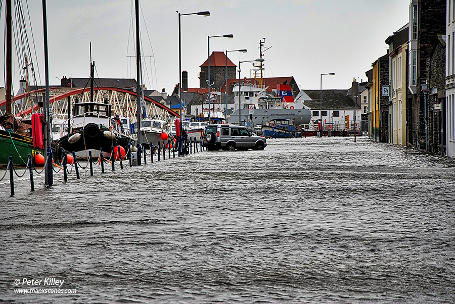 Ramsey Flooding 3rd January 2014  © Peter Killey - www.manxscenes.com