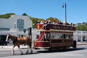 Douglas Corporation Unique Double Decked Horse Tram © Peter Killey 