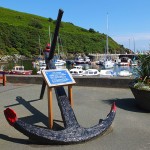 The Anchor of the wrecked Ship "Thorn " Laxey Inner Harbour - © Peter Killey