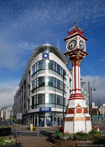 The Jubilee Clock in Victoria Street, Douglas - © Peter Killey