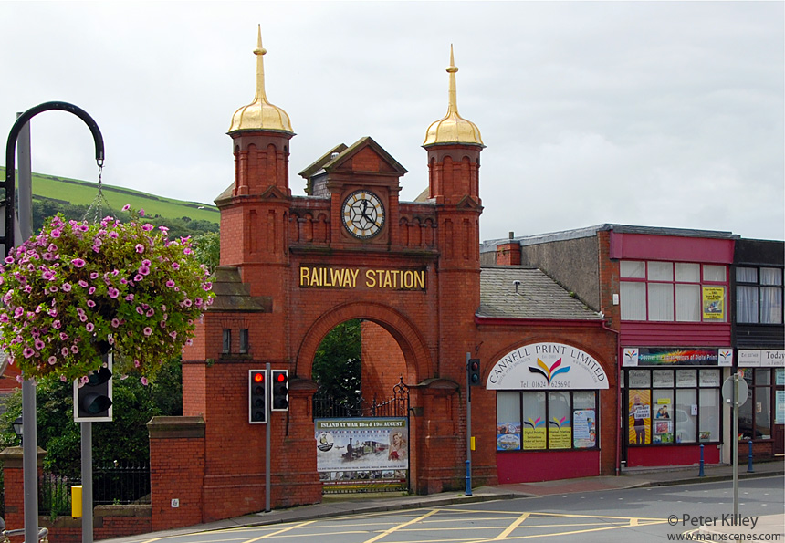 Douglas Railway Station Entrance - © Peter Killey