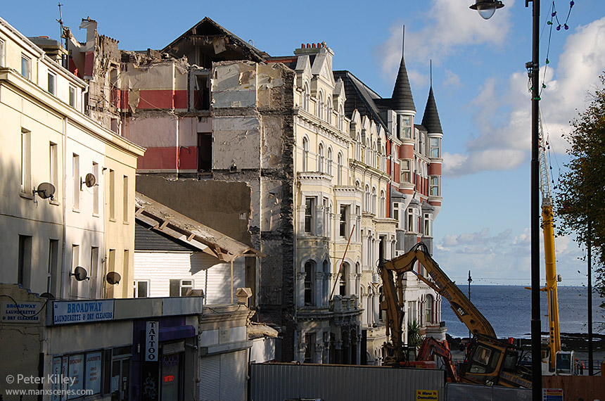 The Mannin Hotel Demolition after week 1 - © Peter Killey