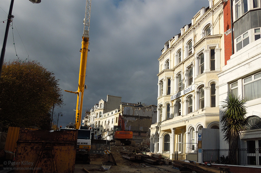 The Mannin Hotel Broadway after week 2 of Demolition - © Peter Killey