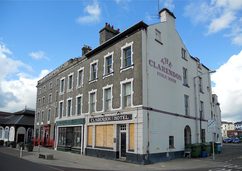 Clerendon and Douglas Hotel on North Quay Douglas