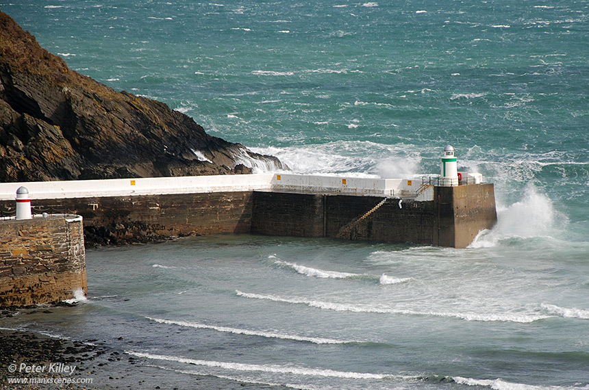 Laxey Outer Breakwater - © Peter Killey