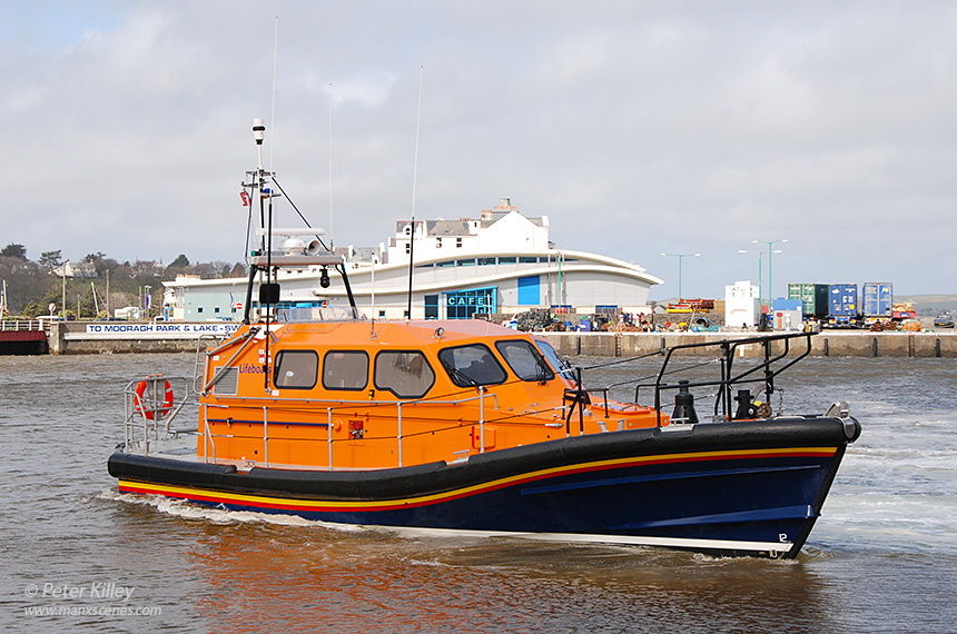 The RNLI prototype Shannon class all-weather lifeboat - © Peter Killey