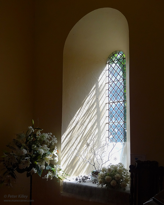Simple Shadows - Cronk Old Church - © Peter Killey