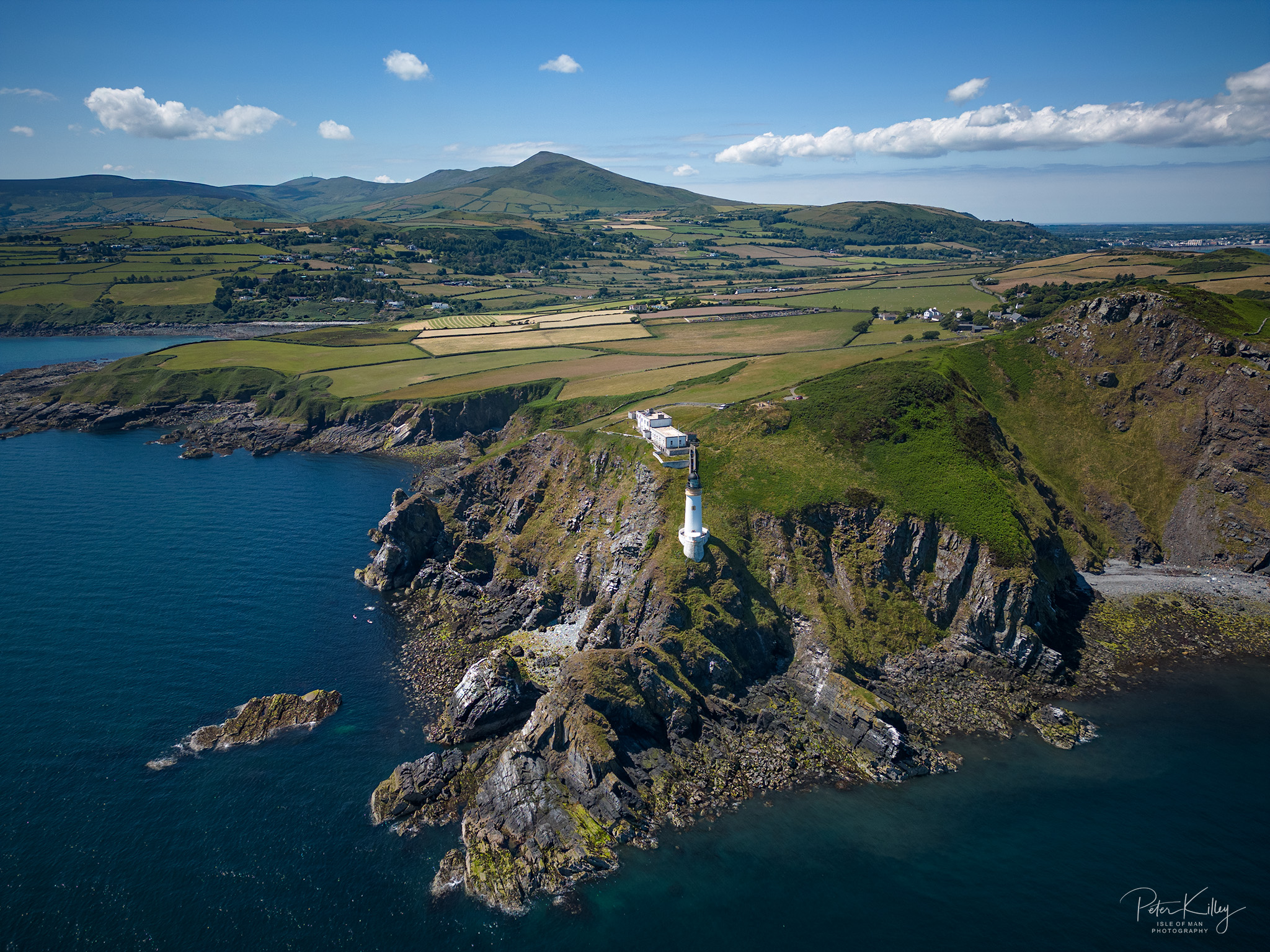 Maughold Head And Church Aerial Images Manx Scenes Photography Maughold Head And Church Aerial Images Manx Scenes Photography