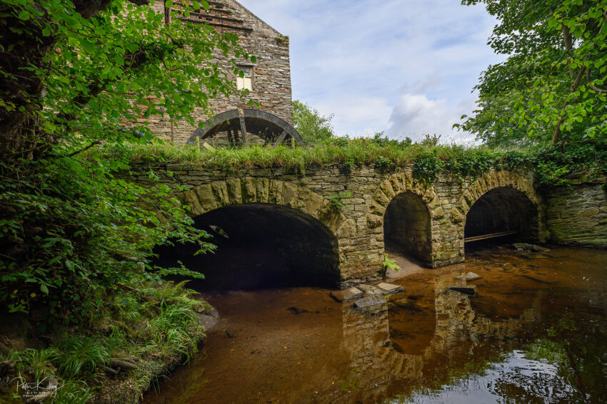 Glenfaba Mill and Bridge - © Peter Killey - www.manxscenes.com