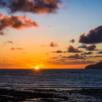 Tonights sunset as seen from the bottom of Fishers Hill