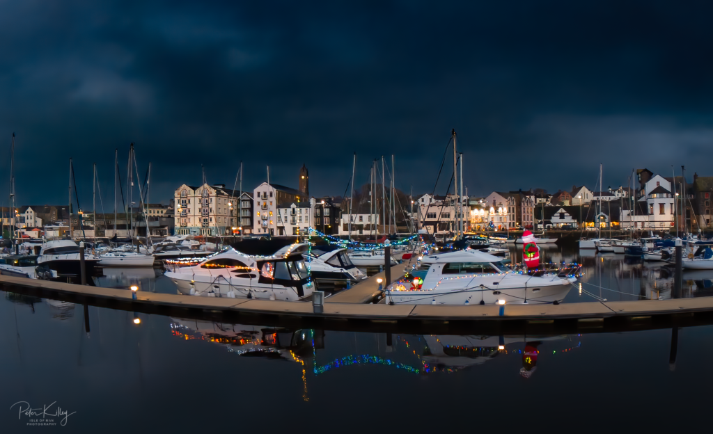 Peel Marina - Christmas 2025 - © Peter Killey - www.manxscenes.com