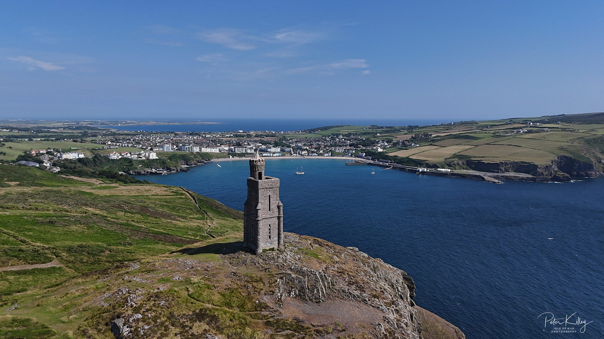 Milner Tower & Port Erin - © Peter Killey - www.manxscenes.com