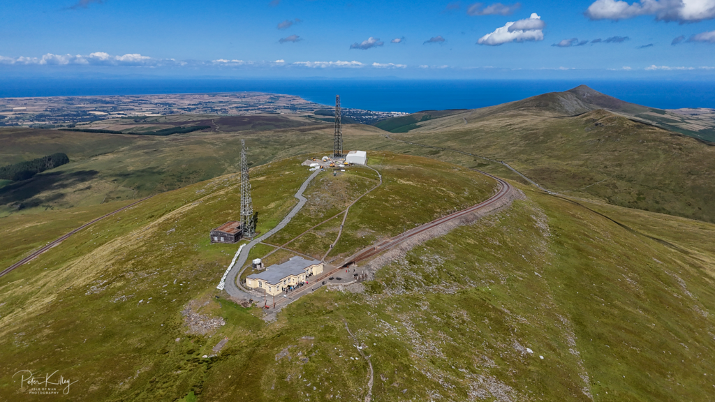 Snaefell vi the Drone - © Peter Killey - www.manxscenes.com