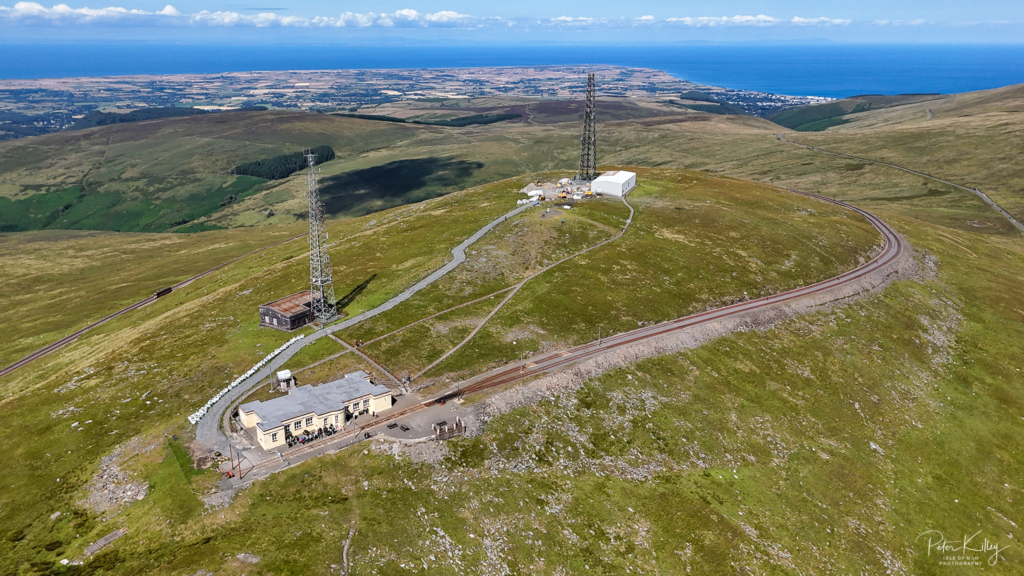 Snaefell vi the Drone - © Peter Killey - www.manxscenes.com