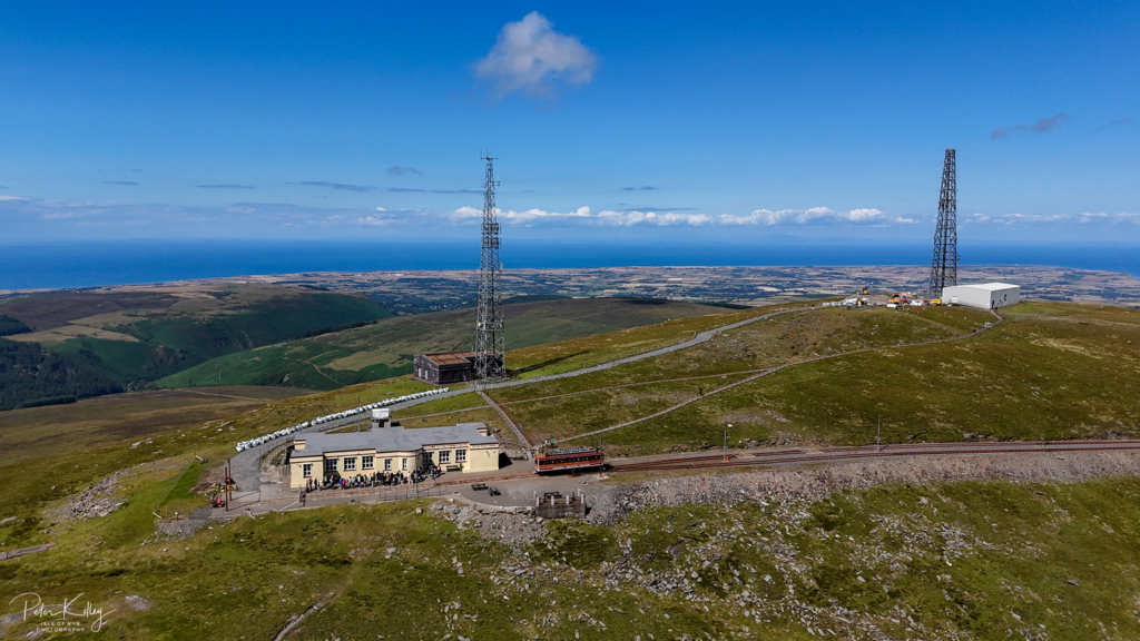 Snaefell vi the Drone - © Peter Killey - www.manxscenes.com