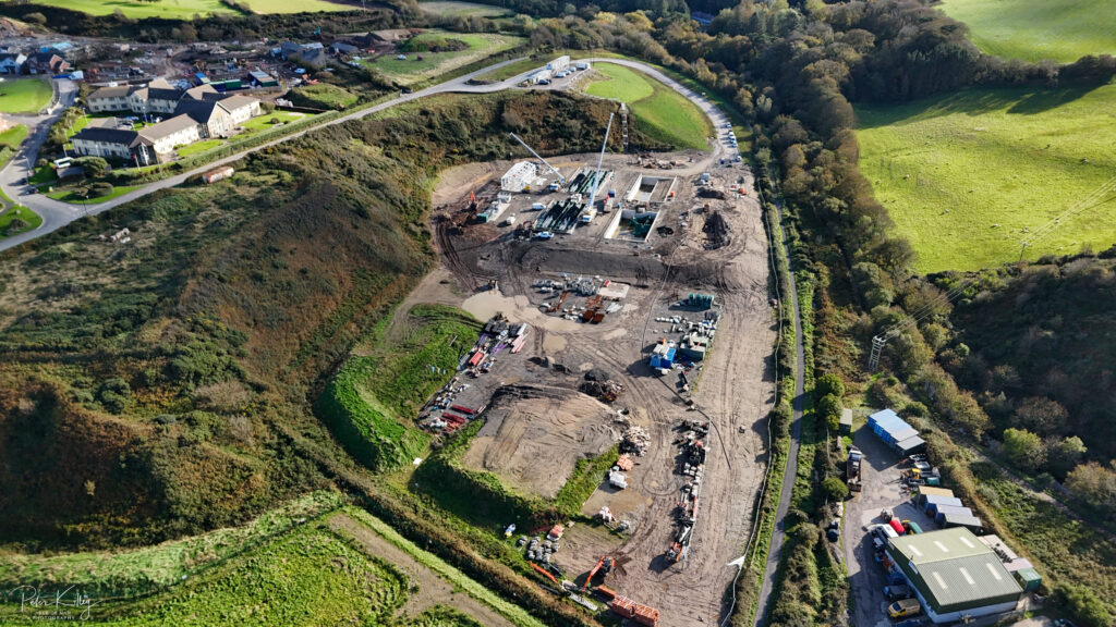 Peel from the Air - © Peter Killey - www.manxscenes.com